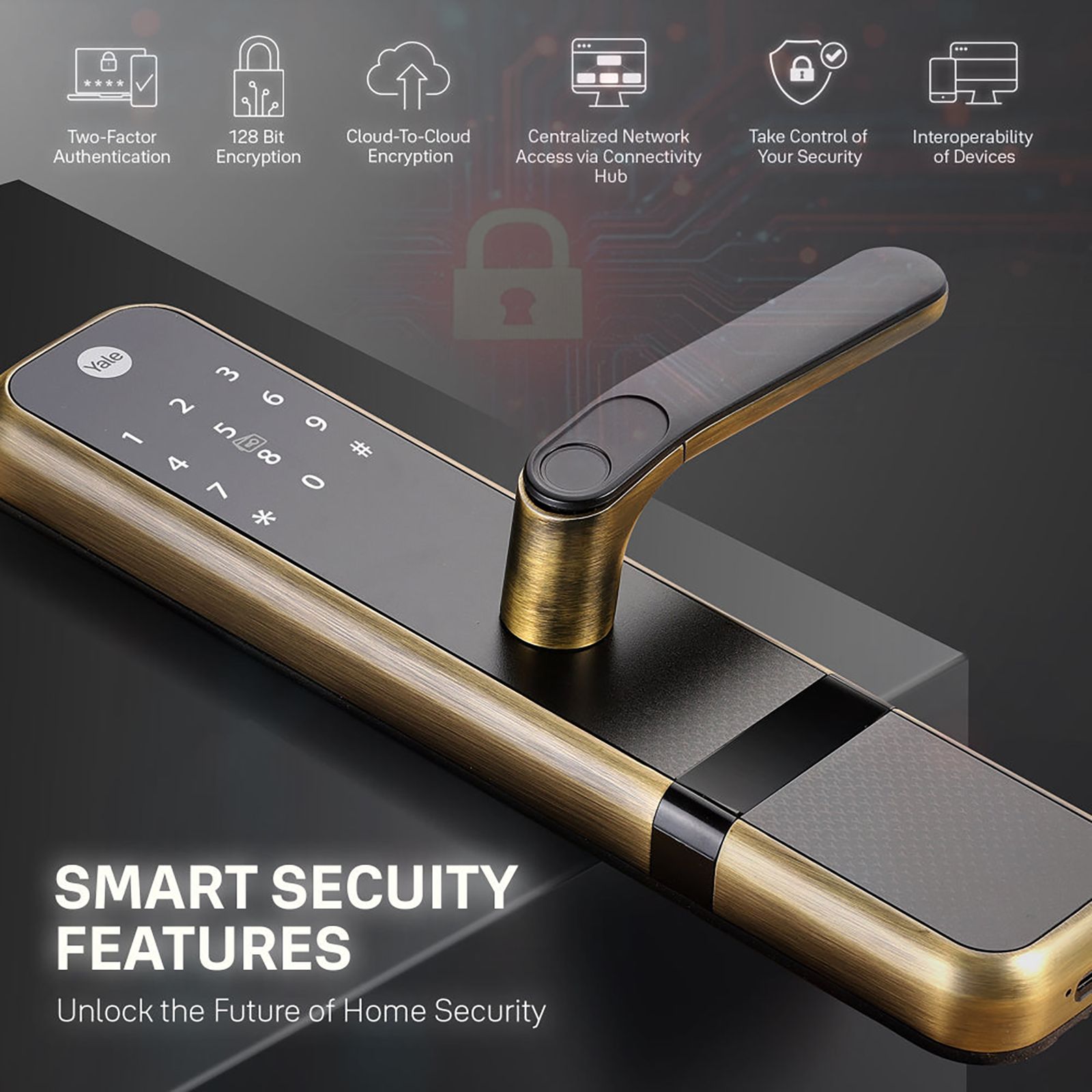 Buy Yale Zuri Digital Lock (Fingerprint, PIN, RFID & Manual Key
